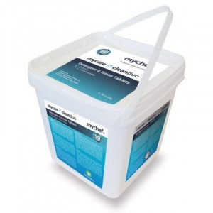 Tablete de Detergente e Líquido de Enxágue Clean Duo - 24 Lotes de 50 - Mychef