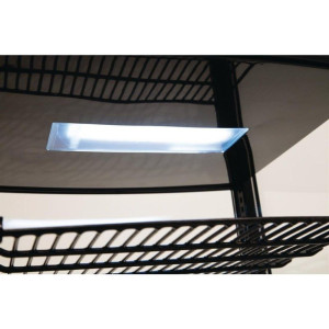Vitrine Refrigerada Preta Com Portas Curvas 86 L - Polar