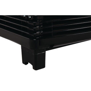 Vitrine Refrigerada Preta Com Portas Curvas 86 L - Polar