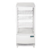 Vitrine Refrigerada Positiva Branca 2 Portas Curvadas 86 L - Polar