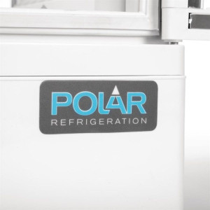 Vitrine Refrigerada Positiva Branca 2 Portas Curvadas 86 L - Polar