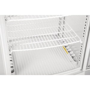 Vitrine Refrigerada Positiva Branca 2 Portas Curvadas 86 L - Polar