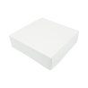 Caixa de Confeitaria em Cartão Branco - 29 x 29 cm - Lote de 50 - FourniResto