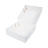 Caixa de Confeitaria em Cartão Branco - 29 x 29 cm - Lote de 50 - FourniResto