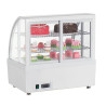 Vitrine Refrigerada de Balcão Branca - 2 Prateleiras - 100 L - Polar