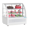 Vitrine Refrigerada de Balcão Branca - 2 Prateleiras - 100 L - Polar