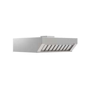 Exaustor compacto de condensação de vapor GN 1/1 para um ambiente de trabalho fresco e saudável.