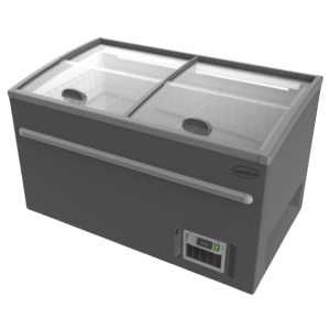 Congelador Baú Cinza para Supermercado - 530 L