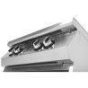 Placa de Indução com 4 Zonas de Cozedura com Base - 400 V