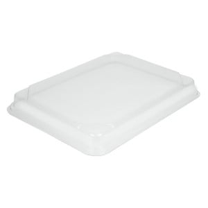 Tampas PET para Bandejas de Refeição Recicláveis 263 x 201 mm - Lote de 90 - Faerch