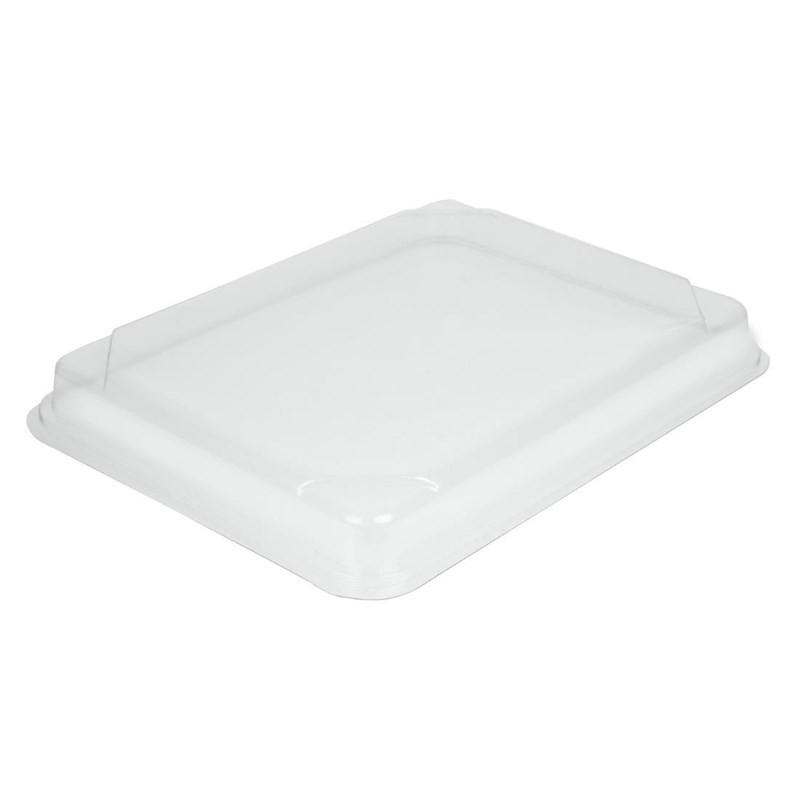 Tampas PET para Bandejas de Refeição Recicláveis 263 x 201 mm - Lote de 90 - Faerch Tampas PET para Bandejas de Refeição Recicláveis 263 x 201 mm - Lote de 90 - Faerch