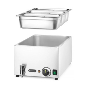 Bain-Marie com Torneira de Drenagem - 3 GN 1/3 - HENDI