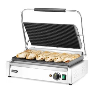 Grill de Contact Panini XL - Placa Estriada - HENDI