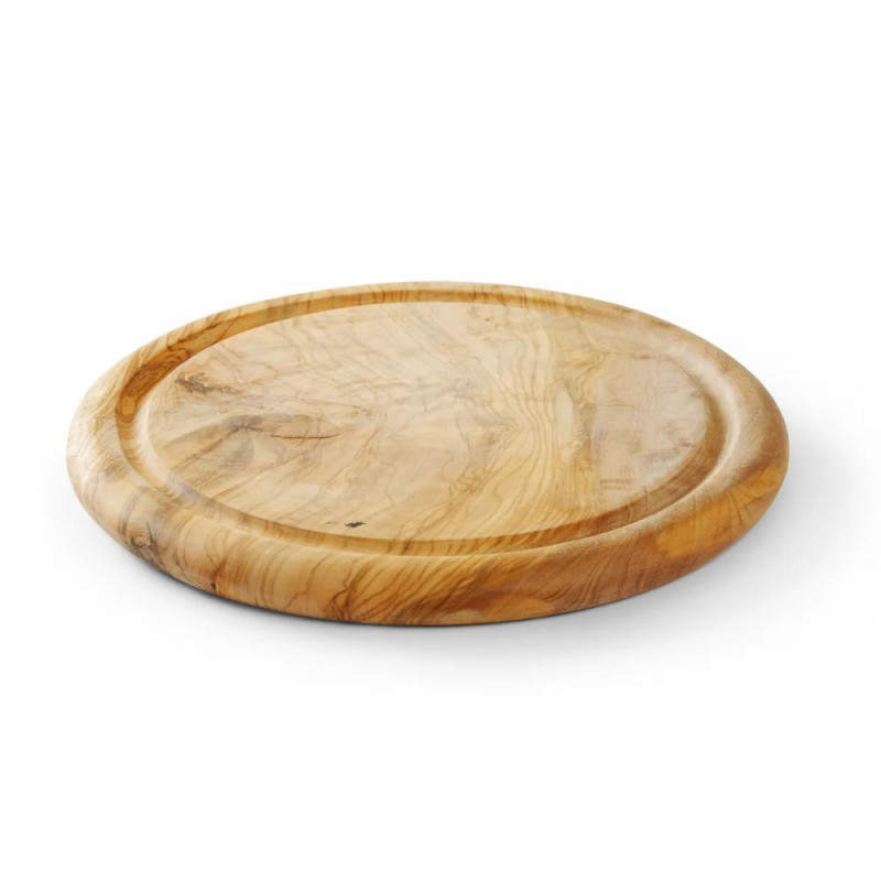 Plancha para Servir Madeira de Oliveira - Ø 260 mm - HENDI Plancha para Servir Madeira de Oliveira - Ø 260 mm - HENDI
