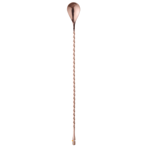Colher de Cocktail Cobreado - L 385 mm