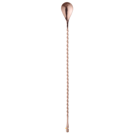 Colher de Cocktail Cobreado - L 385 mm