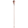Colher de Cocktail Cobreado - L 385 mm