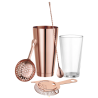 Colher de Cocktail Cobreado - L 385 mm