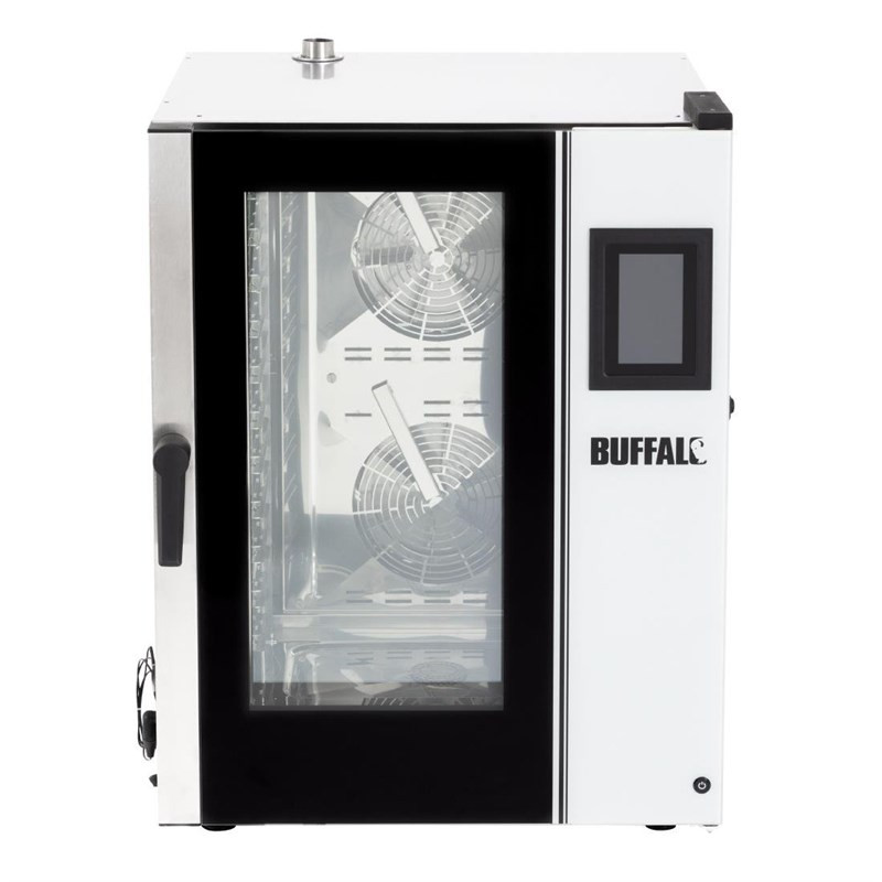 Forno Misto com Tela Sensível ao Toque 11 x GN 1/1 - Buffalo Forno Misto com Tela Sensível ao Toque 11 x GN 1/1 - Buffalo