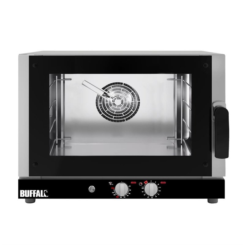 Forno de Convecção com Umidificador 4 x GN 1/1 - Buffalo Forno de Convecção com Umidificador 4 x GN 1/1 - Buffalo