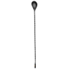 Colher de Cocktail Preta - 385 mm