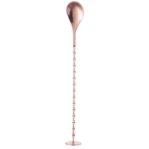 Colher de Cocktail com Pilão em Cobre - 280 mm