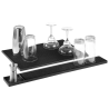 Tapete de Bar em Borracha Preta - 300x150 mm