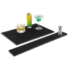 Tapete de Bar em Borracha Preta - 300x150 mm