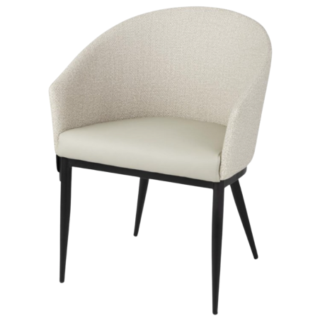 Poltronas Meridian em Cru - Lote de 2