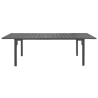Mesa de Jantar Extensível Valletta Cinza - 1800-2400 mm