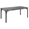 Mesa de Jantar Extensível Valletta Cinza - 1800-2400 mm