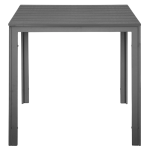 Mesa Quadrada com Ripas Valletta em Cinza - 780 mm