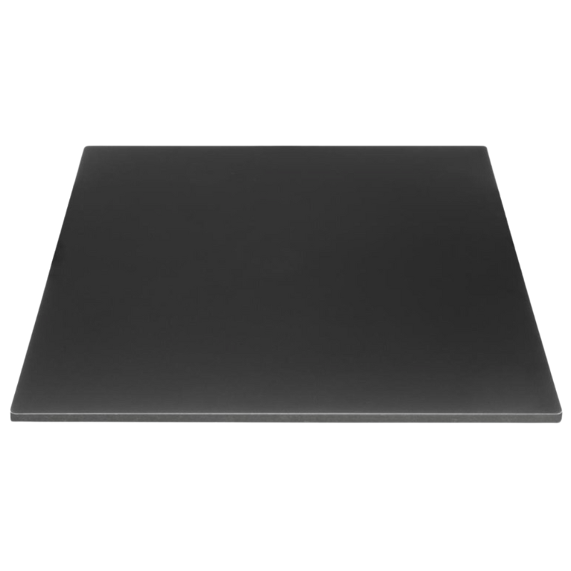 Tampo de Mesa Quadrado Preto Fosco - 700 mm Tampo de Mesa Quadrado Preto Fosco - 700 mm