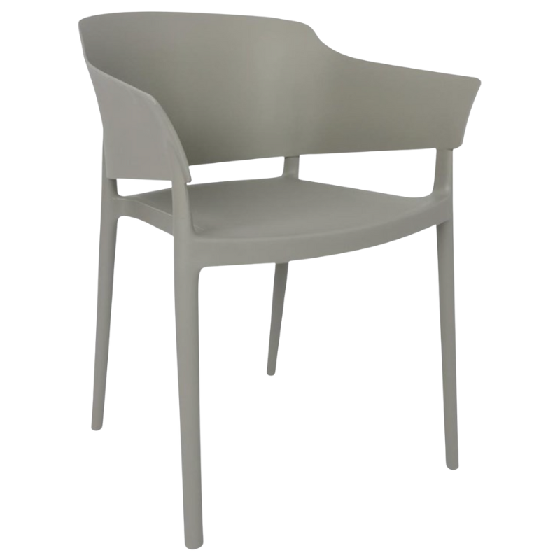 Poltronas Lorenzo Café Cinza - Conjunto de 2 Poltronas Lorenzo Café Cinza - Conjunto de 2