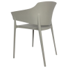 Poltronas Lorenzo Café Cinza - Conjunto de 2