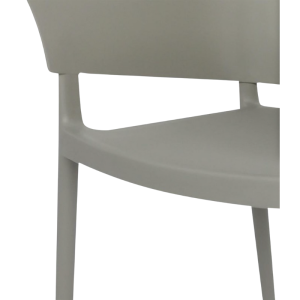 Poltronas Lorenzo Café Cinza - Conjunto de 2