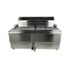 Fritadeira Profissional com Válvula de Drenagem - 25 L - CombiSteel