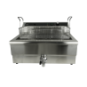 Fritadeira Profissional com Válvula de Drenagem - 25 L - CombiSteel