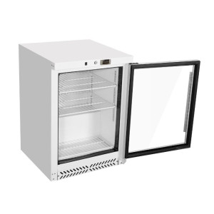 Mini Glass Door Refrigerated Cabinet 170 L 0/+8 °C - Dynasteel