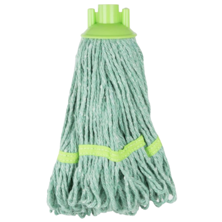 Cabeça de Esfregão com Franjas Faixa Verde - 0,2 kg