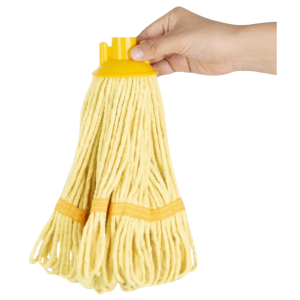 Cabeça de Esfregão com Franjas Faixa Amarela - 0,2 kg