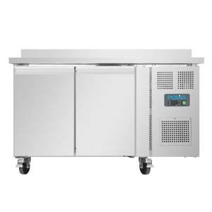 Mesa Refrigerada Positiva 2 Portas Série U com Backsplash - 282L - Polar