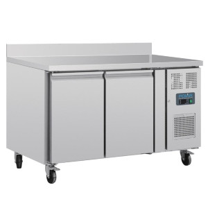 Mesa Refrigerada Positiva 2 Portas Série U com Backsplash - 282L - Polar