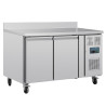 Mesa Refrigerada Positiva 2 Portas Série U com Backsplash - 282L - Polar