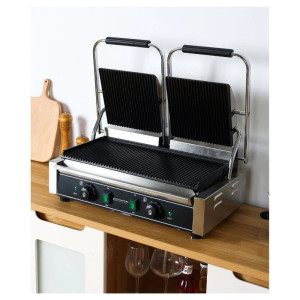 Grill de Contato Duplo Placas Ranhuradas - Buffalo