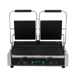 Grill de Contato Duplo Placas Ranhuradas - Buffalo