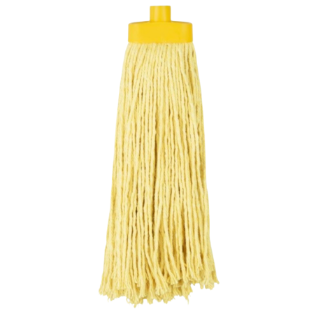 Cabeça de Esfregão com Franjas Kentucky Amarela - 0,45 kg