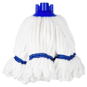 Cabeça de Mopa de Microfibra com Faixa Azul - 0,15 kg