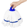 Cabeça de Mopa de Microfibra com Faixa Azul - 0,15 kg