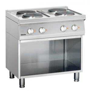Four-burner stove with base Series 700